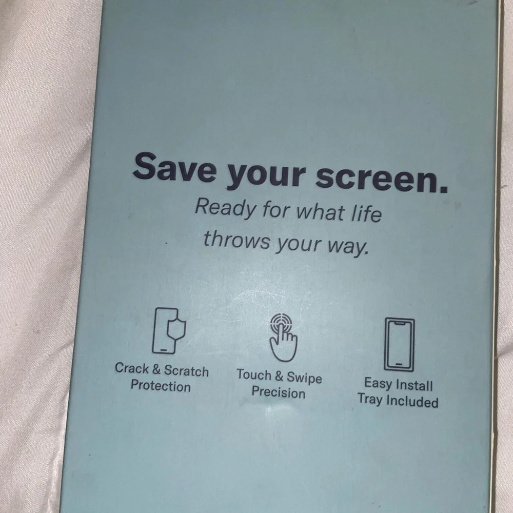 iPhone 12 Pro Tempered y2k Glass screen protector new phone case still in box
